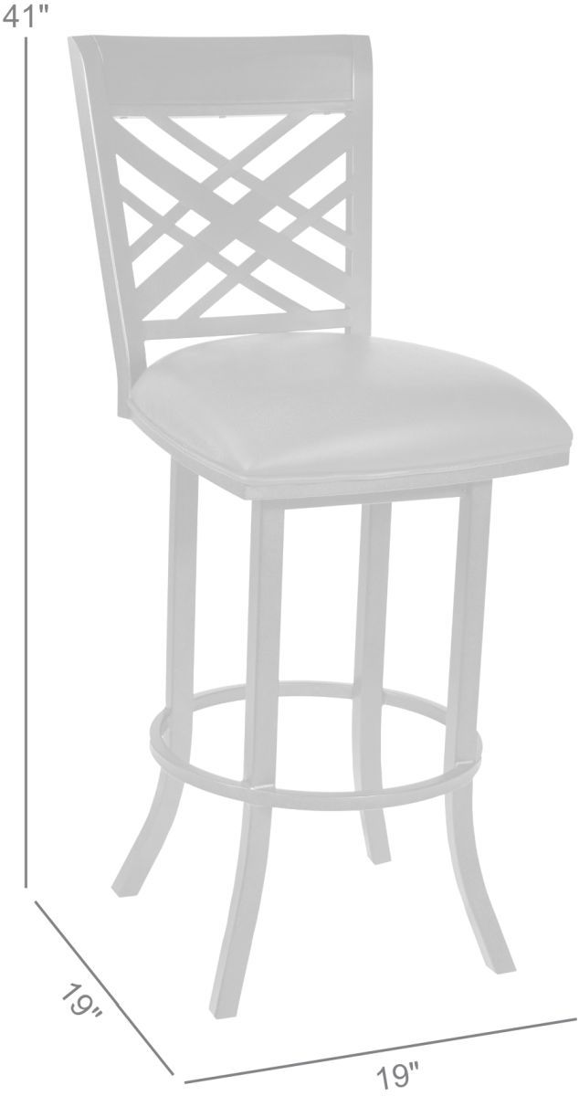 Armen Living Tahiti Auburn Bay/Brown Bar Stool-3