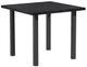 Homecrest™ Outdoor Living Customizable Timber Aluminum/Wood Square Post Base Outdoor Bar Table with Hole-0
