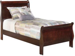 Signature Design by Ashley® Alisdair Reddish Brown Twin Sleigh Bed