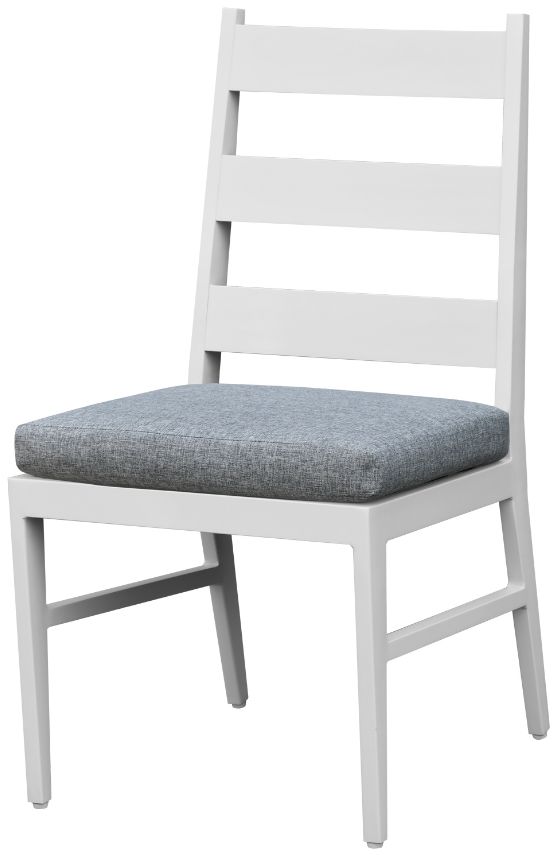Intercon Nash 7-Piece Buff Aluminum/Fabric Outdoor Dining Table Set with Upholstered Chairs-3
