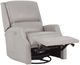 Fairfield® The Leather Reserve Rory Smoke Swivel Power Recliner with Articulating Headrest-1