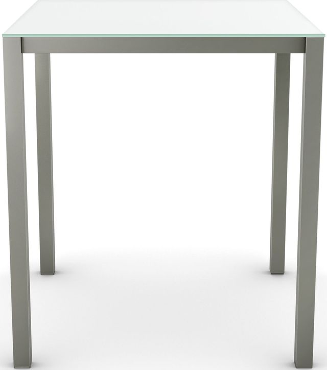 Amisco Customizable Carbon Glass Square Counter Height Table Base-1