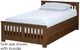 Crate Designs™ Furniture Brindle Queen Shaker Bed-0