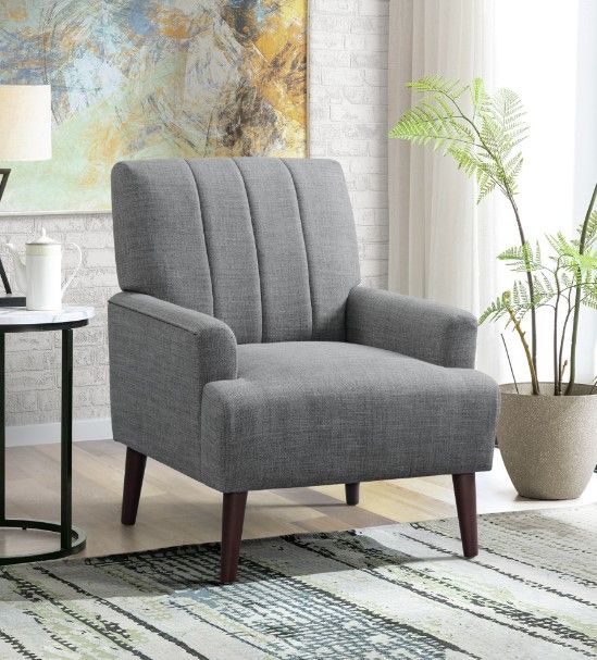 Elements International Kiwi Palmer Gray Chair-1