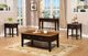 TEI Quinton Black/Pecan Sofa Table-1