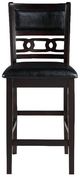 New Classic® Home Furnishings Gia 5-Piece Ebony Circle Counter Dining Set-5