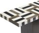 Currey & Company Gentry Black and White Console Table-3