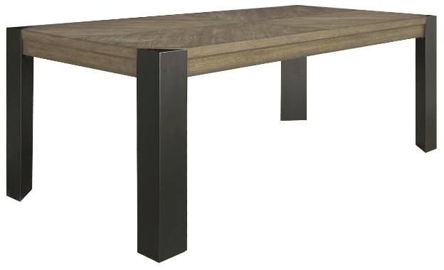 Parker House® Cedar Fork 7-Piece Black/Smoked Arabica Dining Set-2