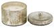 A & B Home Earl Gray Silver Lidded Scented Soy Wax Candle-2