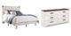 Signature Design by Ashley® Shawburn 2-Piece Charcoal Gray/Whitewash Full Platform Bed Set-0