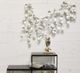 Moe's Home Collection Aurella 2-Piece Metallic Silver Leaves Wall Decor Set-4