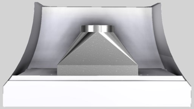 Vent-A-Hood® Designer Series 54" White Wall Mounted Range Hood-3