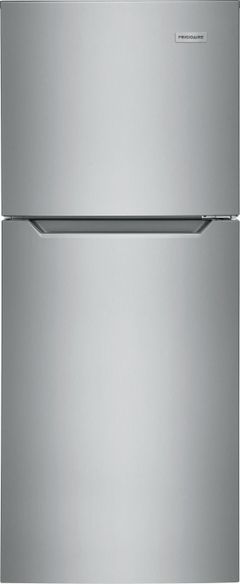 Frigidaire® 10.1 Cu. Ft. Brushed Steel Top Freezer Refrigerator