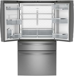 GE Profile™ 36 in. 28.7 Cu. Ft. Fingerprint Resistant Stainless Steel French Door Refrigerator