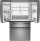 GE Profile™ 36" 28.7 Cu. Ft. Fingerprint Resistant Stainless Steel French Door Refrigerator-1