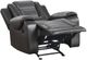 Mazin Furniture Briscoe 2-Tone Gray Glider Reclining Chair-1