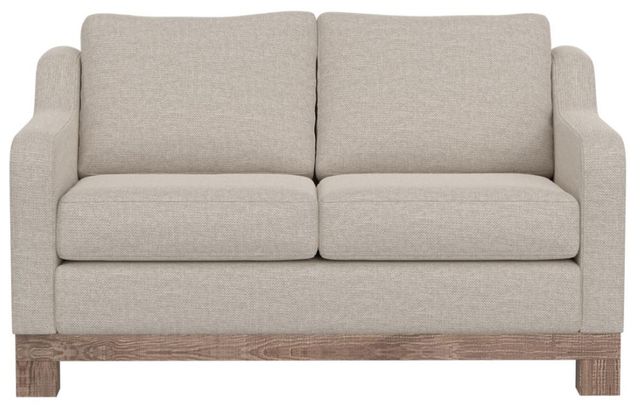 International Furniture Direct Samba Ivory Loveseat-1