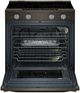 Whirlpool® 30" Black-on-Stainless Slide-In Electric Range with Air Cooking Technology, No Preheat Air Fry, WipeClean™ Coating, Steam/Self Clean and High Speed Preheat-1