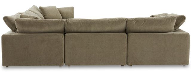 Moe’s Home Collection Clay Classic 5-Piece Desert Sage L-Shaped Modular Sectional-2