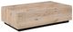 Bassett® Furniture Cascade Boardwalk Oak Rectangle Cocktail Table-0