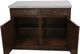 American Heartland Manufacturing Rustic Two Tone Cherry/White Kitchen Island with Flip-up Top-1