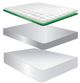 Jamison Bedding Veridian Black Fairstone Foam Medium Firm Tight Top Queen Mattress-3
