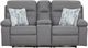 Affordable Furniture 1700 Porschia Asphalt Manual Reclining Loveseat-2
