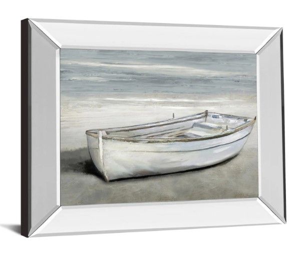 Classy Art Beached by Mark Chandon Mirrored Frame Wall Art-1