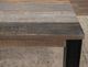 International Furniture Direct Loft Brown Gray Dining Table with Black Frame-3
