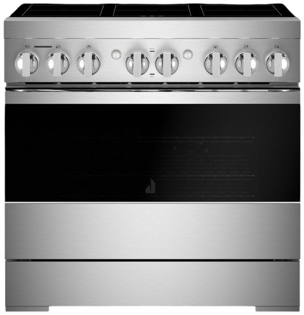 JennAir® Noir 36" Stainless Steel Pro Style Induction Range-0