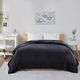 Olliix by Intelligent Design Microlight Plush Black Full/Queen Oversized Blanket-2