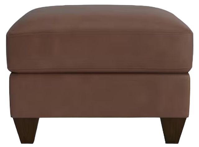 Bassett® Furniture Customizable Benchmade Premier Leather Ottoman-1