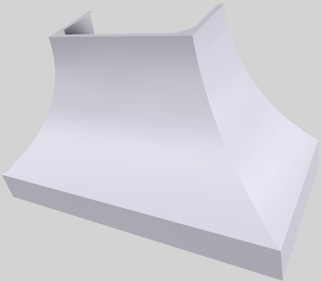 Vent-A-Hood® Designer Series 54" White Wall Mounted Range Hood-1