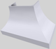 Vent-A-Hood® Designer Series 54" White Wall Mounted Range Hood-4