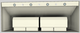 Vent-A-Hood® 60" Biscuit Wall Mounted Liner Insert-2