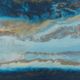 Olliix by Madison Park Blue Set of 5 Midnight Tide Blue Gel Coat Canvas-3