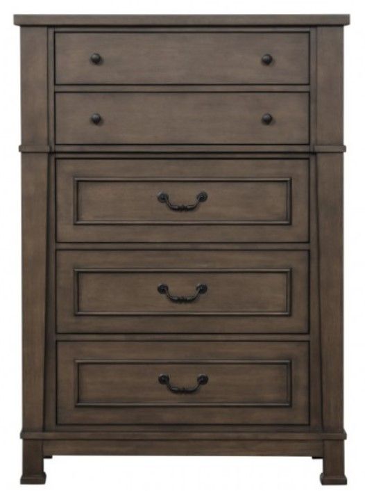 Furniture of America® Huddersfield Dark Walnut Chest-2
