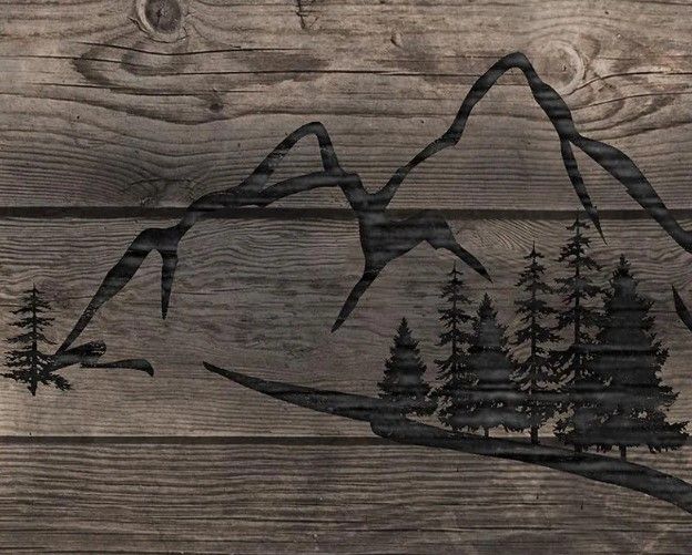 Classy Art Mountains Are Calling by CAD Designs Wall Art-1