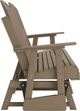 Signature Design by Ashley® Hyland Wave Driftwood Plastic Outdoor Glider Loveseat-2