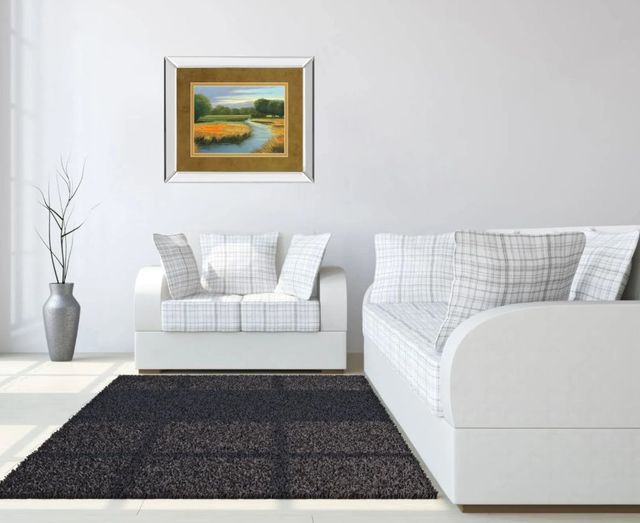 Classy Art California Orange by Julie Peterson Mirror Framed Wall Art-2