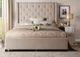 Homelegance® Fairborn Beige Queen Platform Bed-1