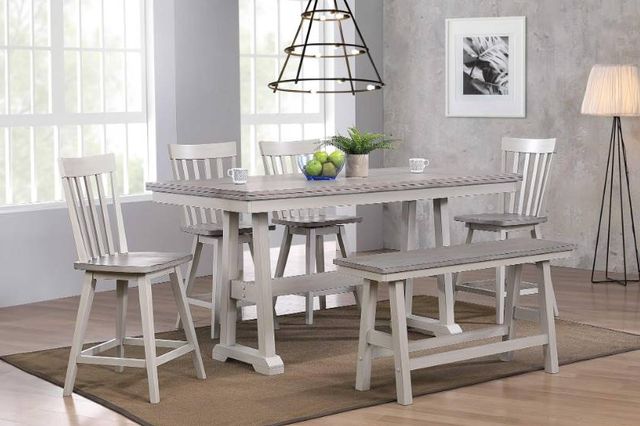 Urban Styles Furniture Montreal Almond/Smoke Gray Counter Height Dining Table-1