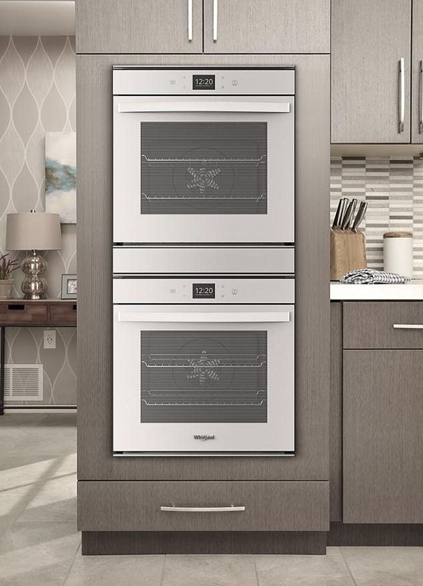 Whirlpool 24" Fingerprint Resistant Stainless Steel Double Electric Wall Oven