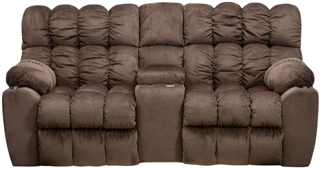 Franklin™ Brayden Alibaba Umber Manual Reclining Loveseat-0