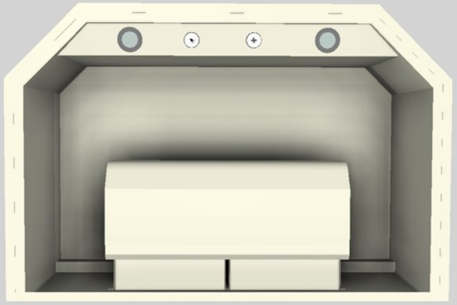 Vent-A-Hood® Designer Series 36" Biscuit Wall Mounted Range Hood-3