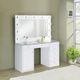 Coaster® Percy White High Gloss Vanity Desk-4