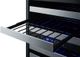 Summit® 24" Stainless Steel Wine Cooler and Refrigerator Drawers-4