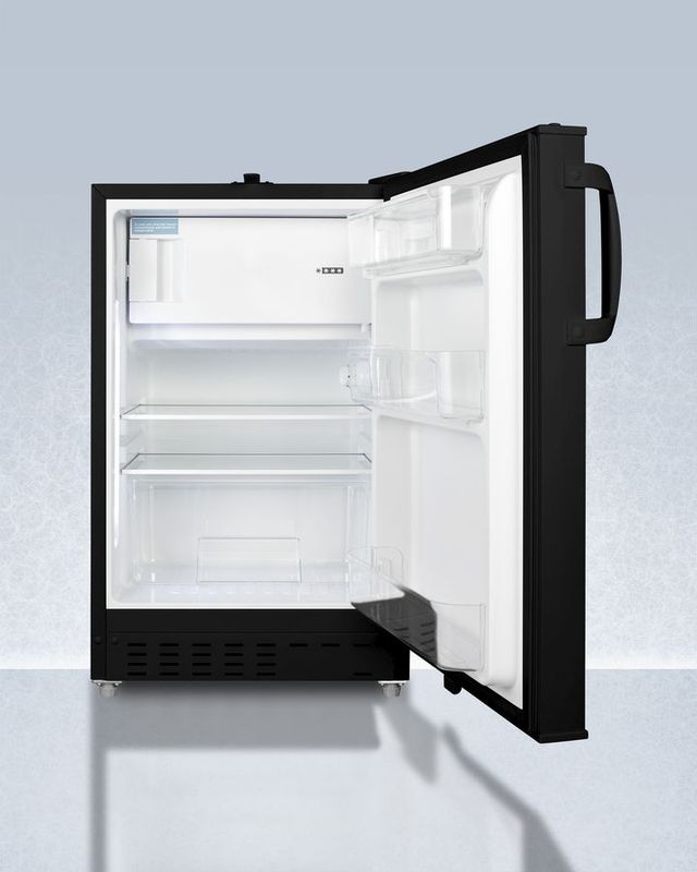 Accucold® 2.7 Cu. Ft. Black Built-in Refrigerator/Freezer-1