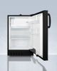 Accucold® 2.7 Cu. Ft. Black Built-in Refrigerator/Freezer-1