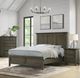 Intercon San Mateo Gray Queen Standard Panel Bed-1